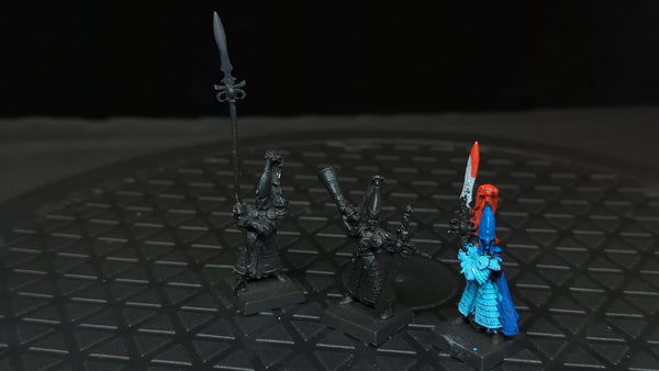 The Old World High Elf Realms Swordmasters of Hoeth Command Squad(OOP Metal) x3