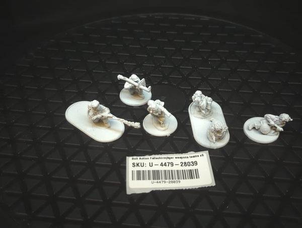 Bolt Action Fallschirmjäger weapons teams x6