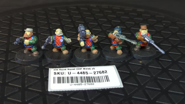 Warhammer 40k Squat Squad (OOP Metal) x5