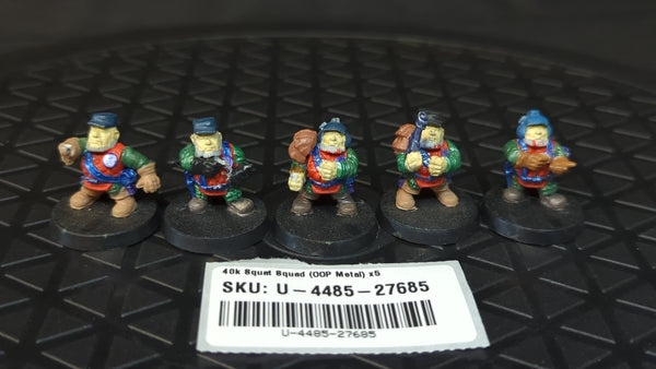 Warhammer 40k Squat Squad (OOP Metal) x5
