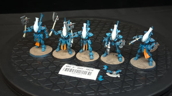 Warhammer 40k Aeldari Wraithguard / Wraithblades — Wraithblades x5 Painted