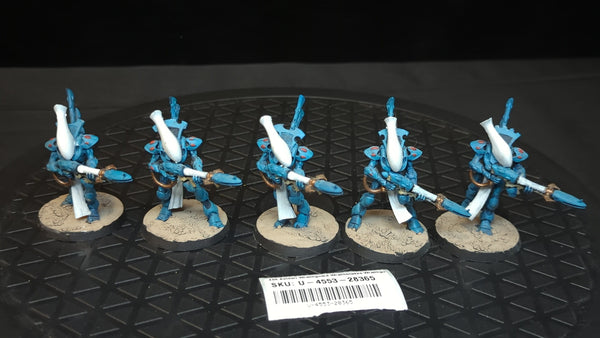 Warhammer 40k Aeldari Wraithguard / Wraithblades — Wraithguard x5 Painted