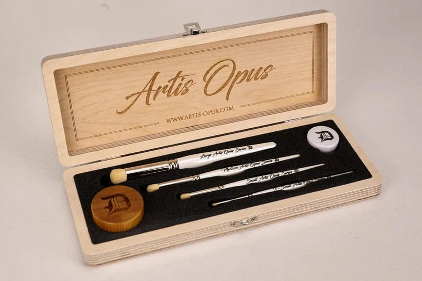 Artis Opus Series D Dry Brush Set (4brushes) paint brushes