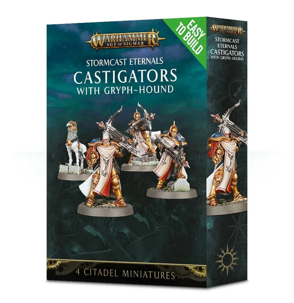 Stormcast Eternals Easy to Build Castigators with Gryph-hound