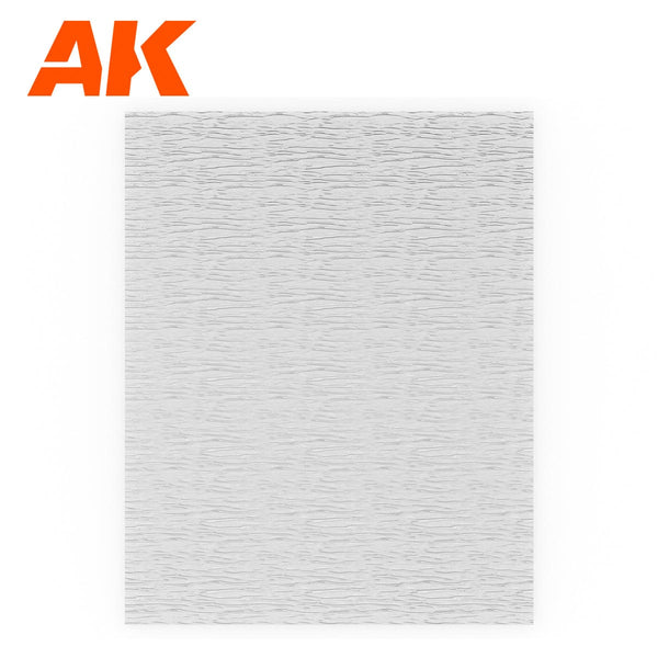 AK Interactive Textured Acrylic Sheet for Dioramas - Transparent Running Water