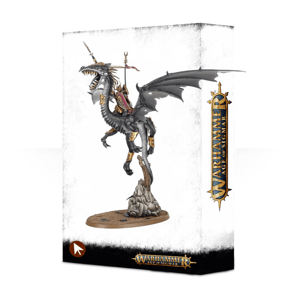 Cities of Sigmar Dreadlord / Sorceress on Black Dragon