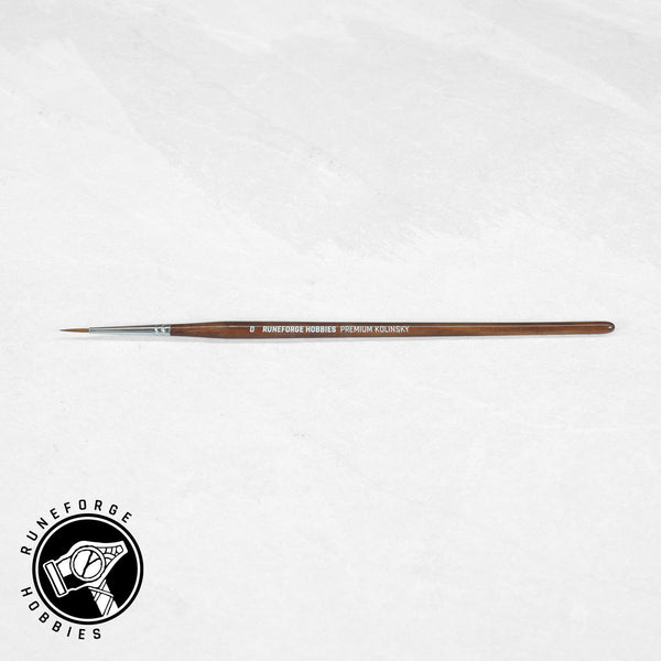 Runeforge Hobbies Premium Kolinsky Brushes - Size 0