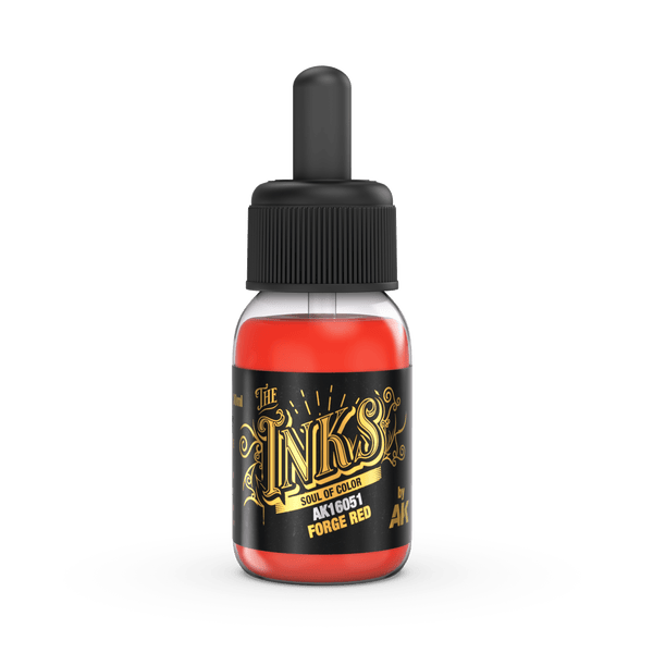 AK Interactive Acrylic Inks 30ml - Forge Red