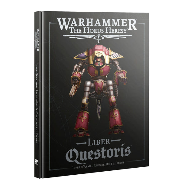Horus Hersy Liber Questoris Knights and Titans Army Book (FRANÇAIS)