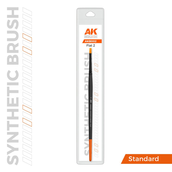 AK Interactive Synthetic Brush - Flat 1