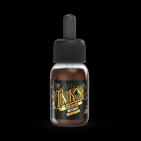 AK Interactive Acrylic Inks 30ml - Mahogany