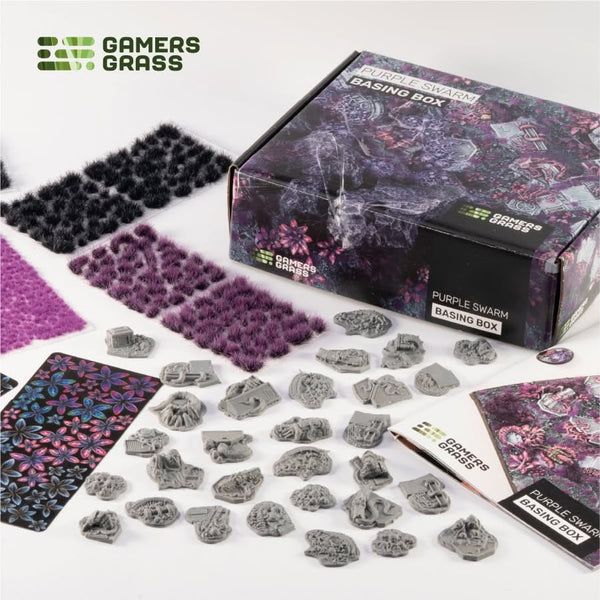 Gamer's Grass Basing Box -  Purple Swarm