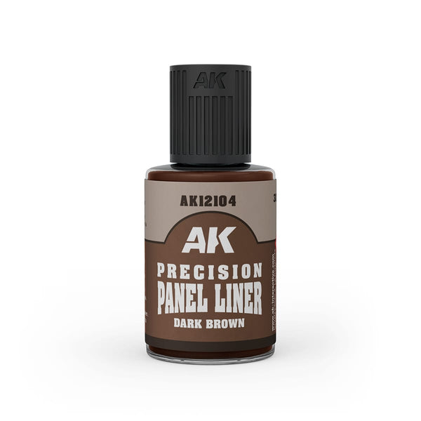 AK Interactive Precision Paneliner Dark Brown (30ml)