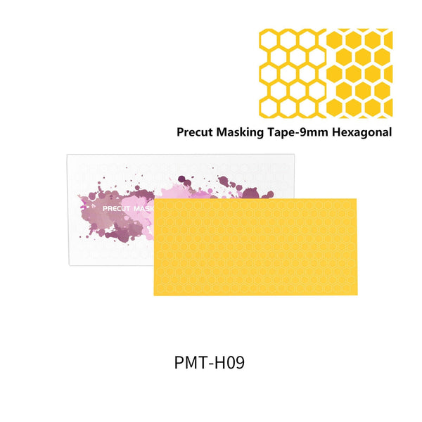 DSPIAE Precut Masking Tape for Airbrush - Hexagonal 9mm