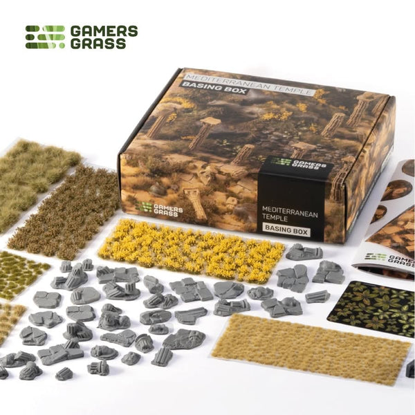 Gamer's Grass Basing Box -  Mediterranean Temple