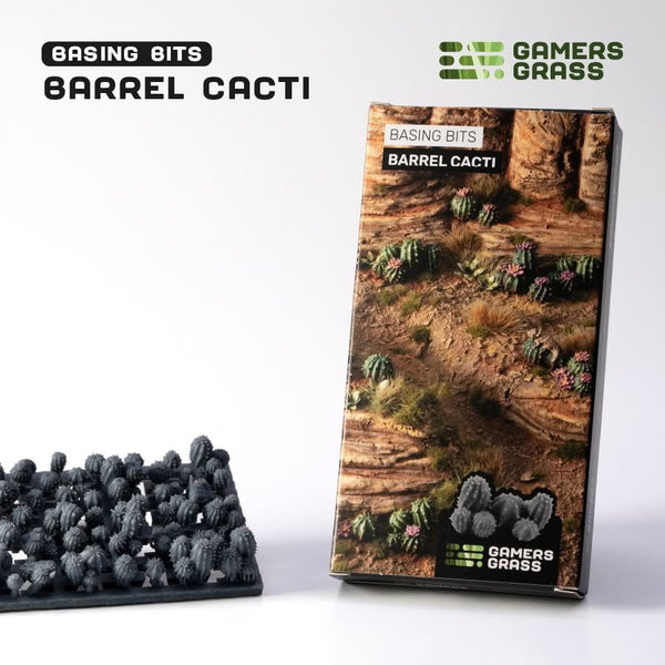 Gamer's Grass Basing Bits - Barrel Cacti
