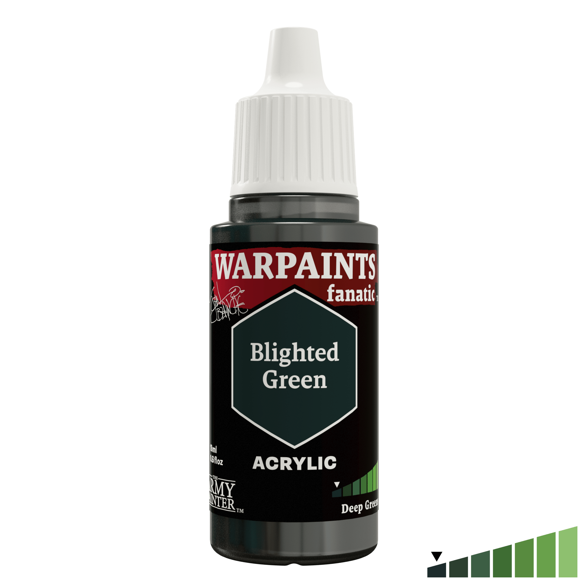 Army Painter Warpaints Fanatic John Blanche 18ml - Blighted Green
