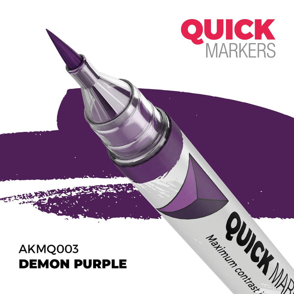 AK Interactive Quick Marker - Demon Purple