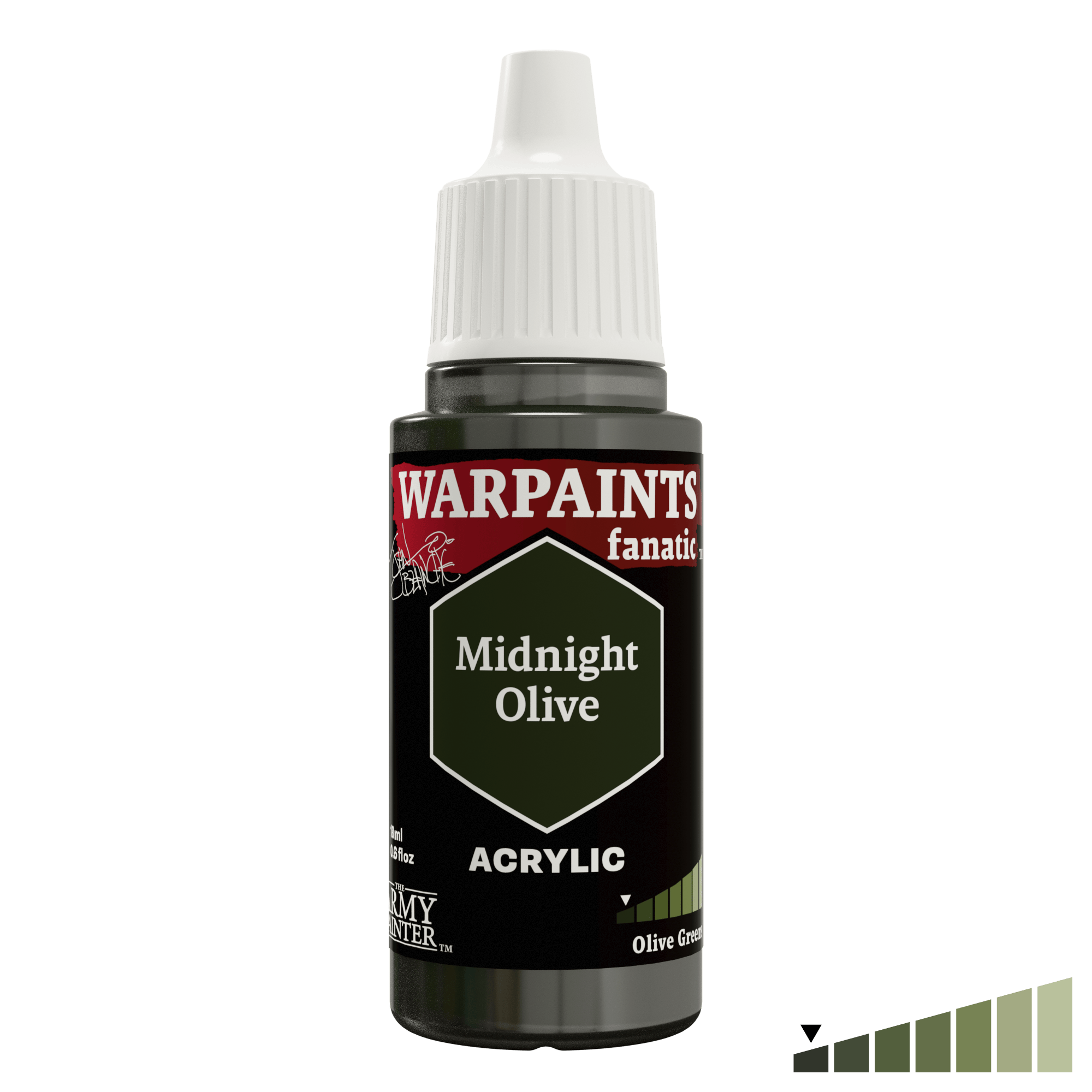 Army Painter Warpaints Fanatic John Blanche 18ml - Midnight Olive