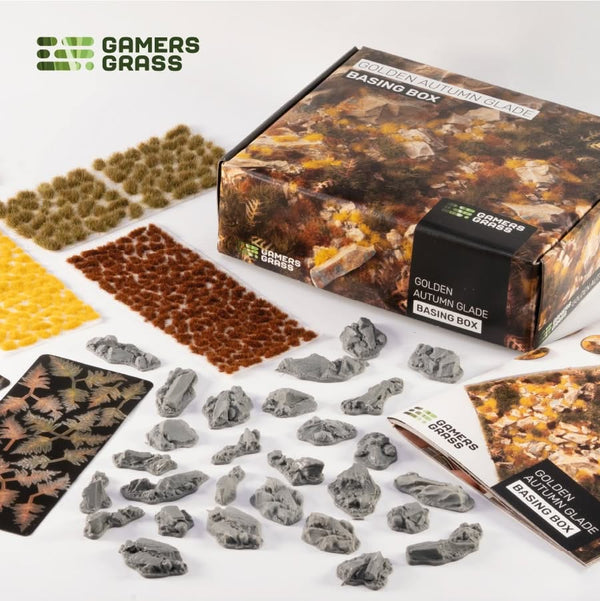 Gamer's Grass Basing Box -  Golden Autumn Glade