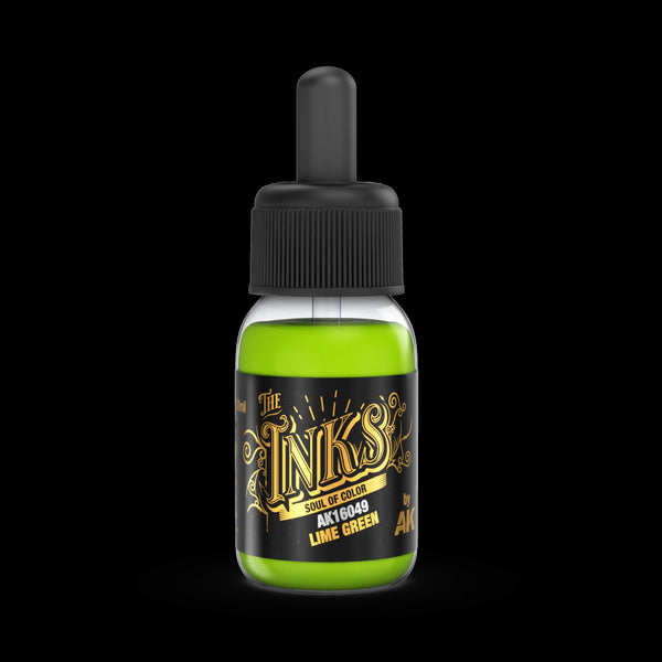 AK Interactive Acrylic Inks 30ml - Lime Green