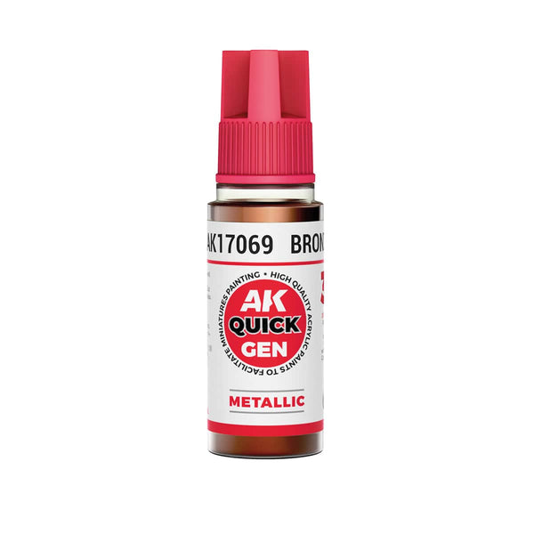 AK Interactive Quick Gen Acrylics 18ml - Bronze
