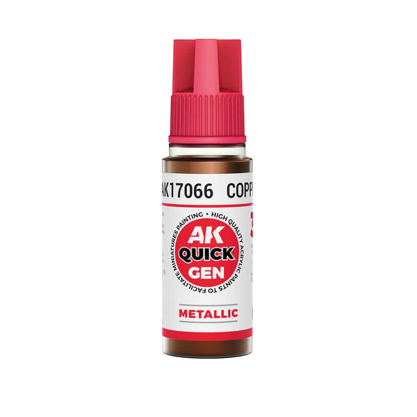 AK Interactive Quick Gen Acrylics 18ml - Copper