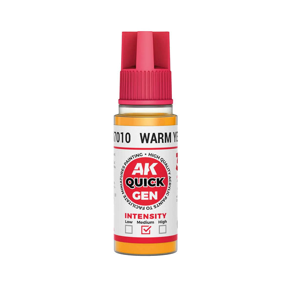 AK Interactive Quick Gen Acrylics 18ml - Warm Yellow