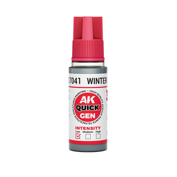 AK Interactive Quick Gen Acrylics 18ml - Winter Grey
