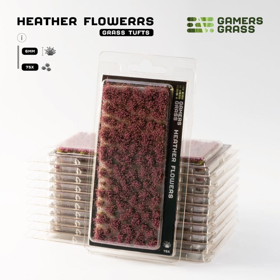 Gamer's Grass Tufts -  Heather Flowers