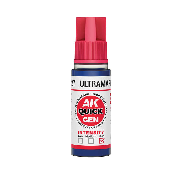 AK Interactive Quick Gen Acrylics 18ml - Ultramarine Blue