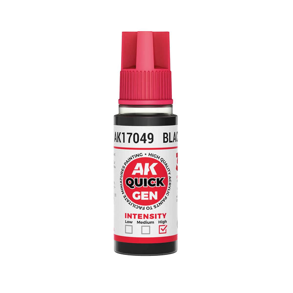 AK Interactive Quick Gen Acrylics 18ml - Black