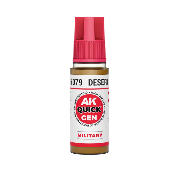 AK Interactive Quick Gen Acrylics 18ml - Desert Sand