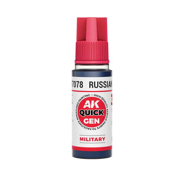 AK Interactive Quick Gen Acrylics 18ml - Russian Blue