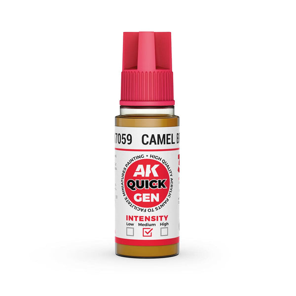 AK Interactive Quick Gen Acrylics 18ml - Camel Brown