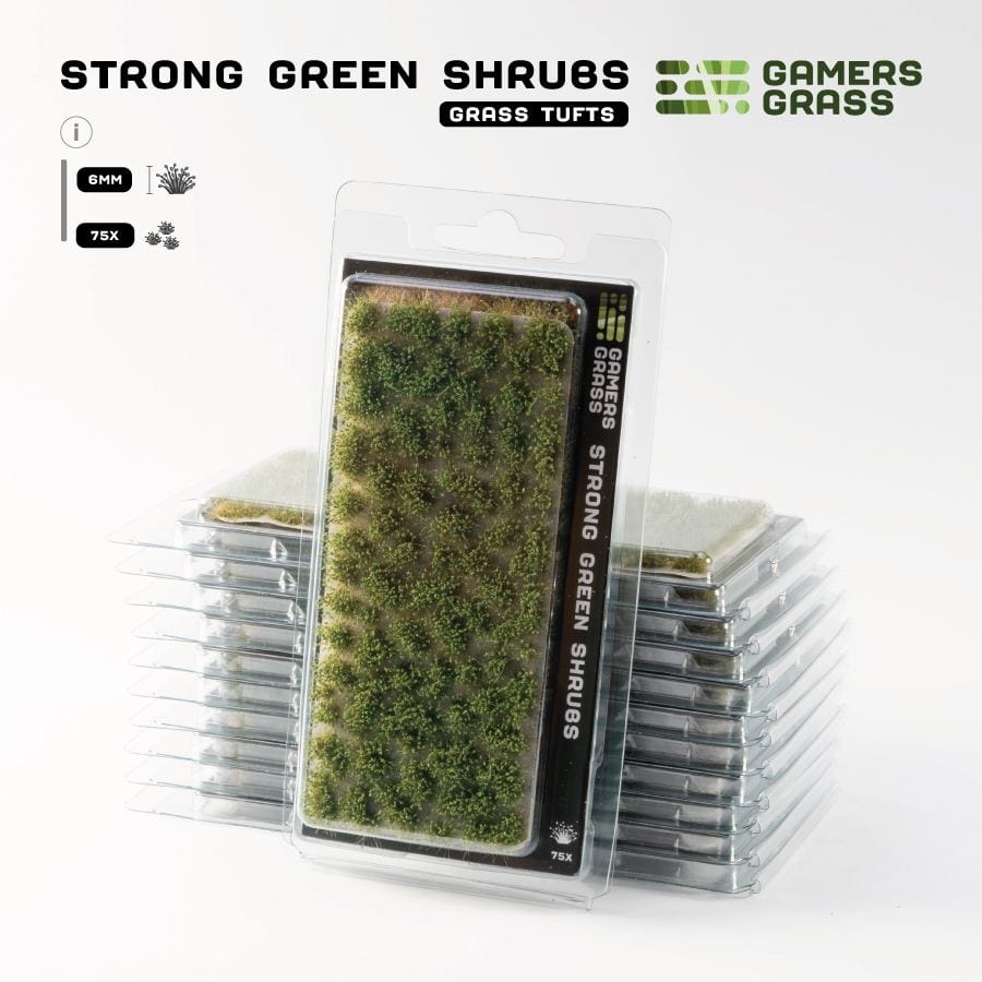 Gamer's Grass Tufts -  Strong Green Shrubs