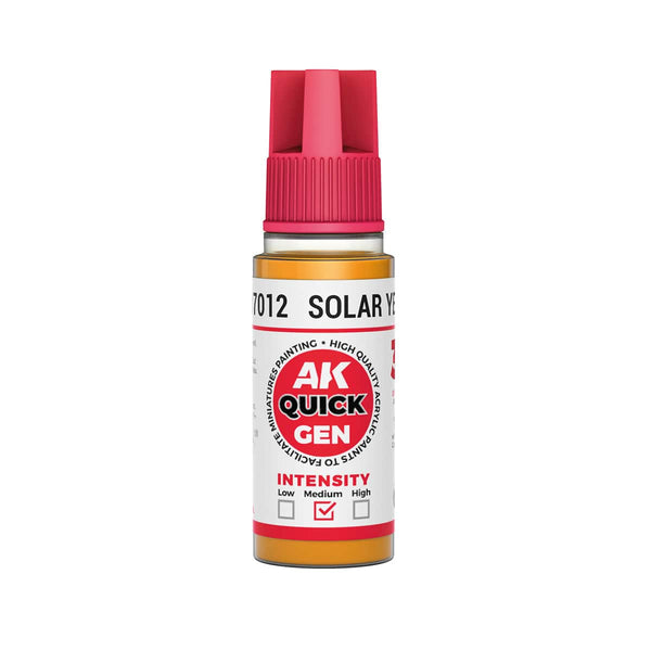AK Interactive Quick Gen Acrylics 18ml - Solar Yellow