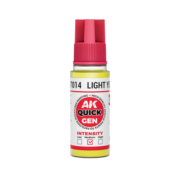 AK Interactive Quick Gen Acrylics 18ml - Light Yellow