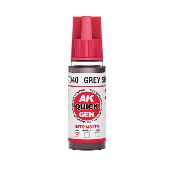 AK Interactive Quick Gen Acrylics 18ml - Grey Shadow