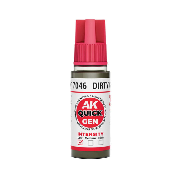 AK Interactive Quick Gen Acrylics 18ml - Dirty Grey