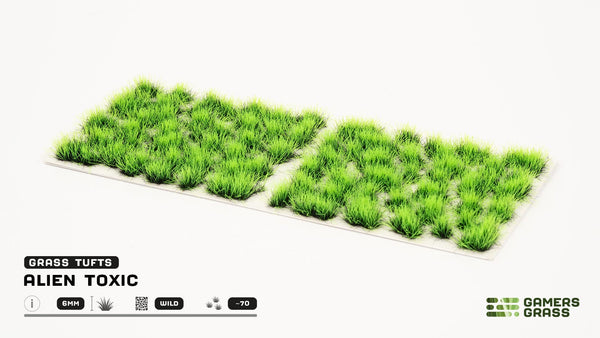 Gamer's Grass Tufts - Alien Toxic 6mm