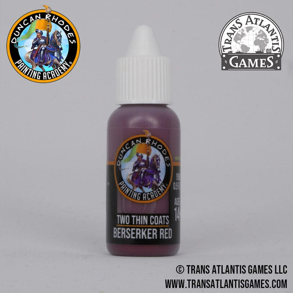 Two Thin Coats by Duncan Rhodes 15ml - Berserker Red