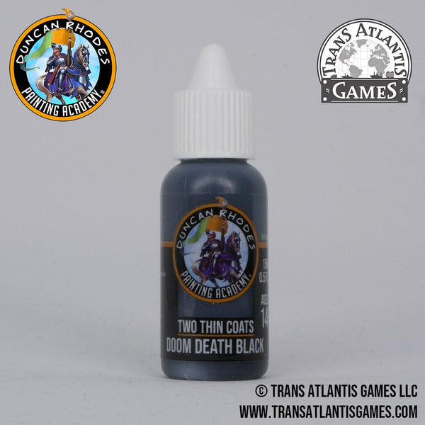 Two Thin Coats by Duncan Rhodes 15ml - Doom Death Black