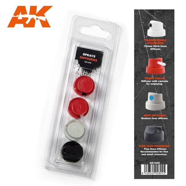 AK Interactive Primer Spray Diffusers Set