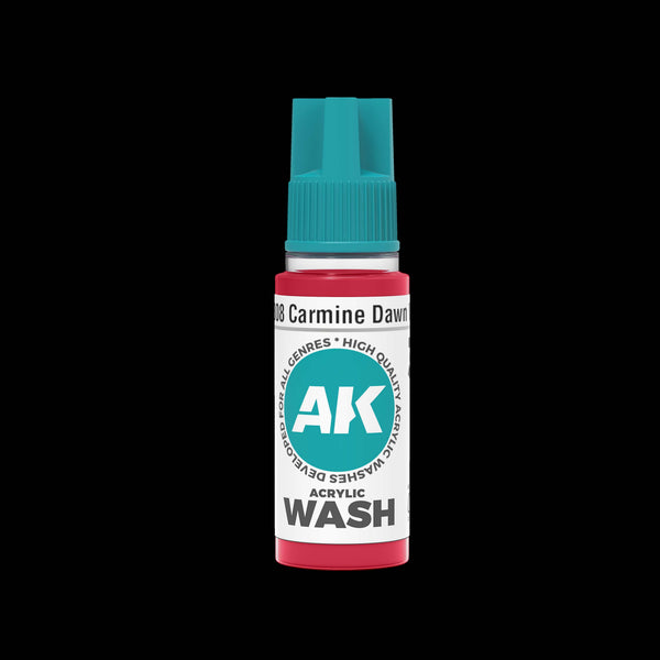 AK Interactive 3rd Gen Acrylic Wash 18ml - Carmine Dawn