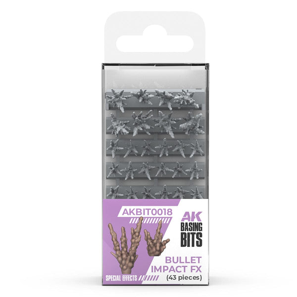 AK Interactive Resin Basing Set - Bullet Impact FX