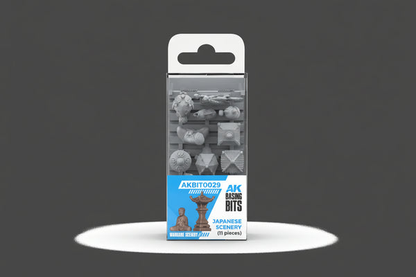 AK Interactive Resin Basing Bits - Japanese Scenery