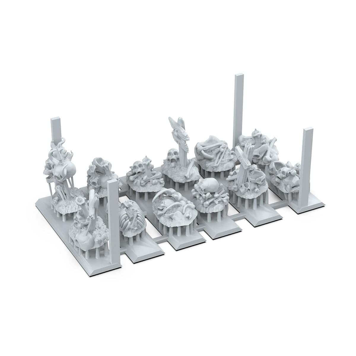 AK Interactive Resin Basing Set - Bones Remains