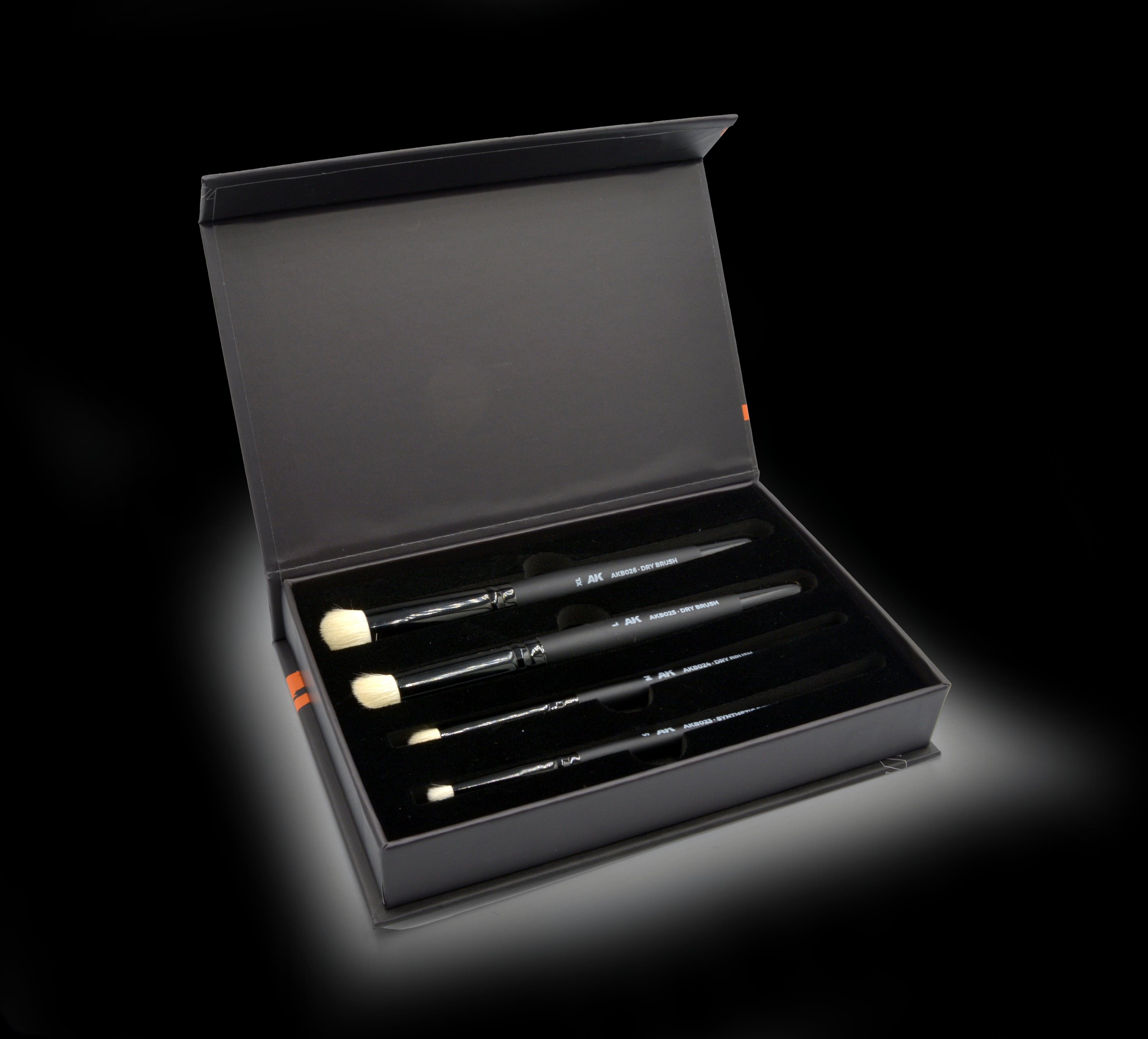 AK Interactive Synthetic Dry Brushes Set