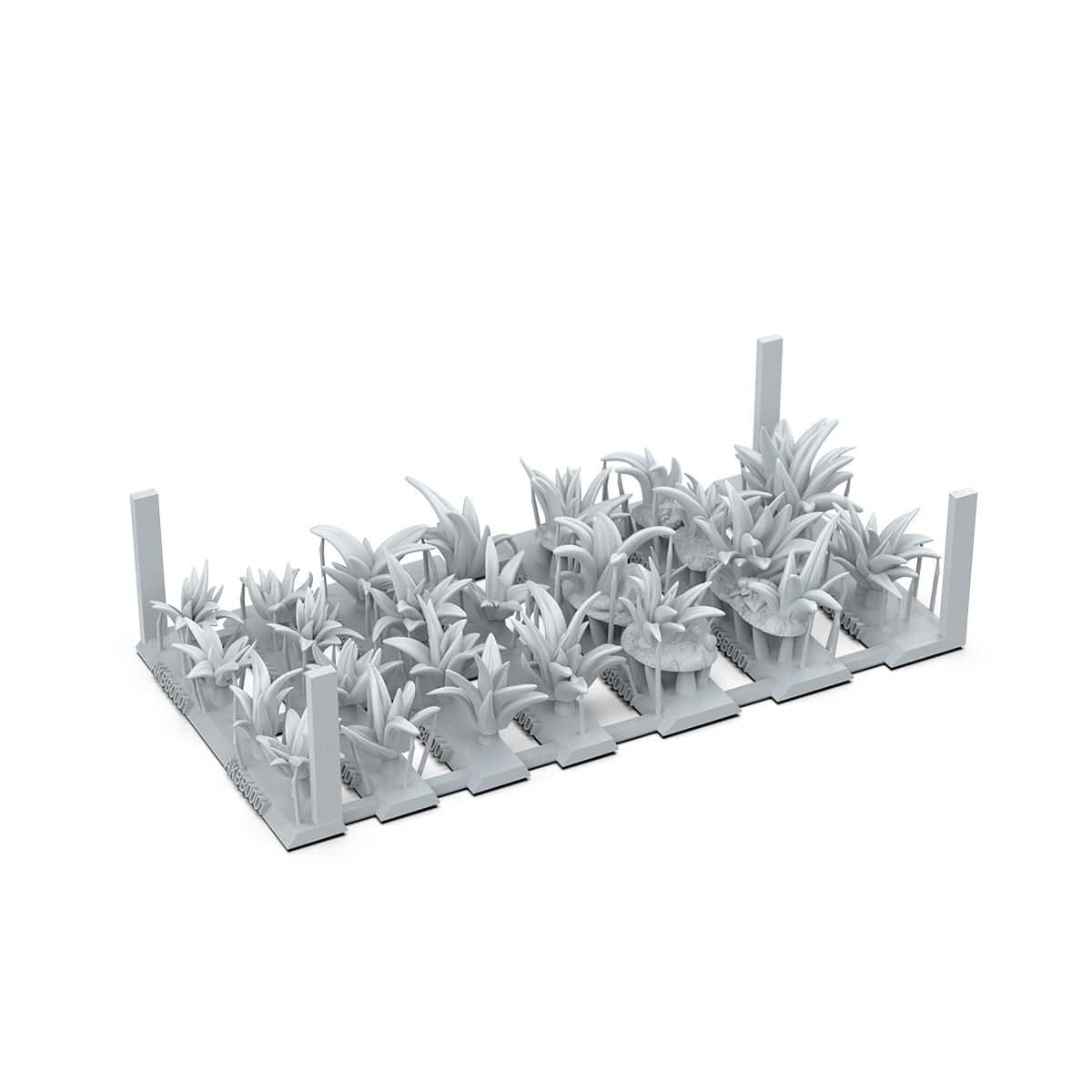 AK Interactive Resin Basing Set - Grass Tufts